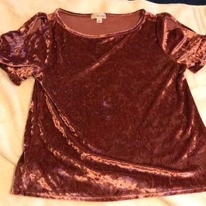 Crushed velvet shirt ig(not rlly pink/red)